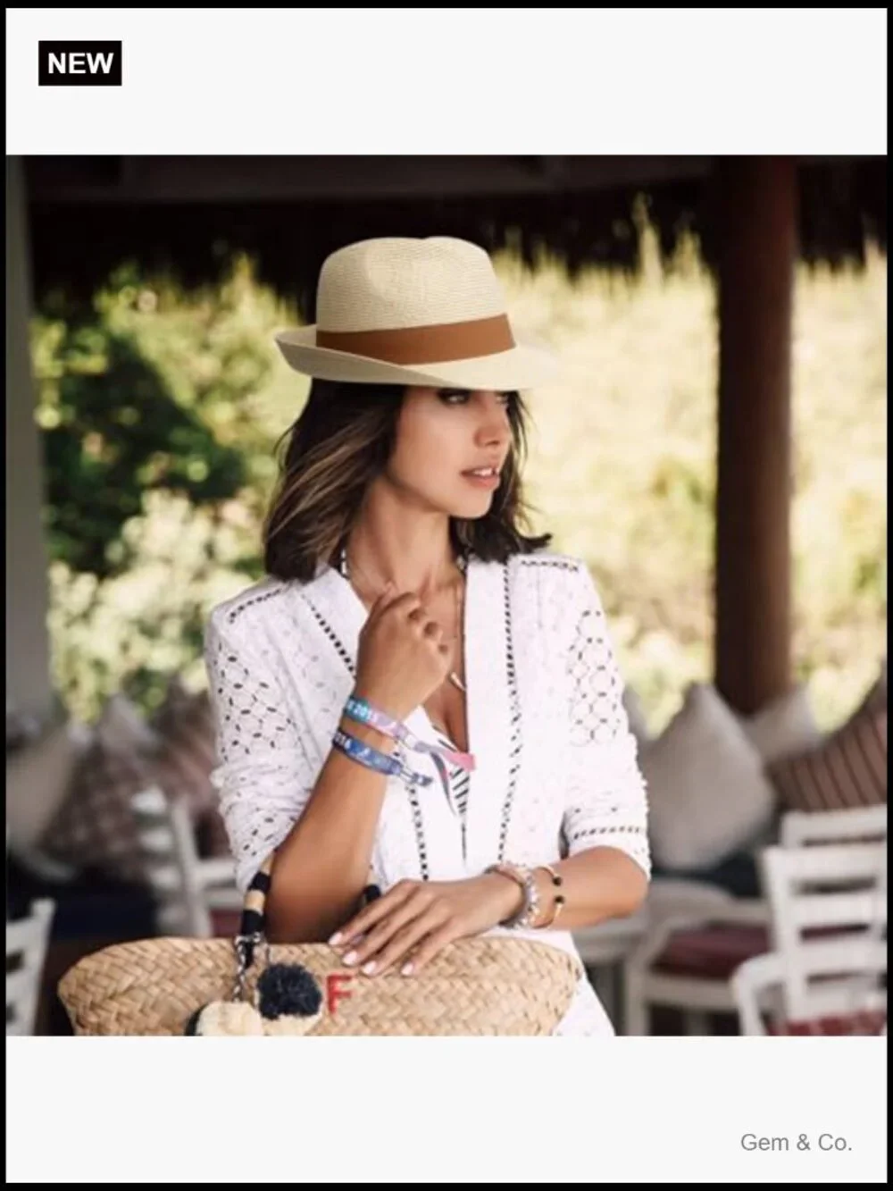Straw Fedora Sun Hat UPF 50+ Foldable Travel Beach Cap
